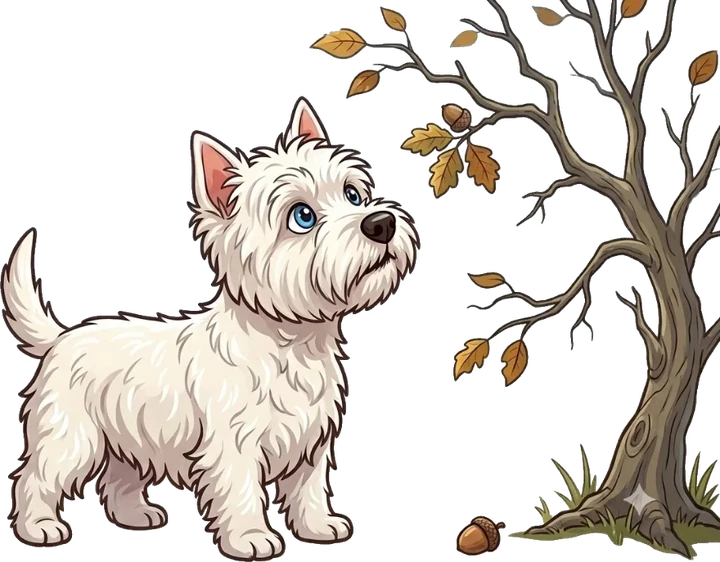 Pelo davanti al suo albero genealogico